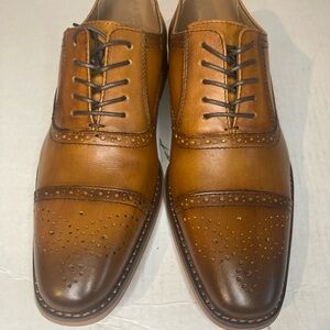 La Milano Classic Brown Leather Men's Dress Shoes
